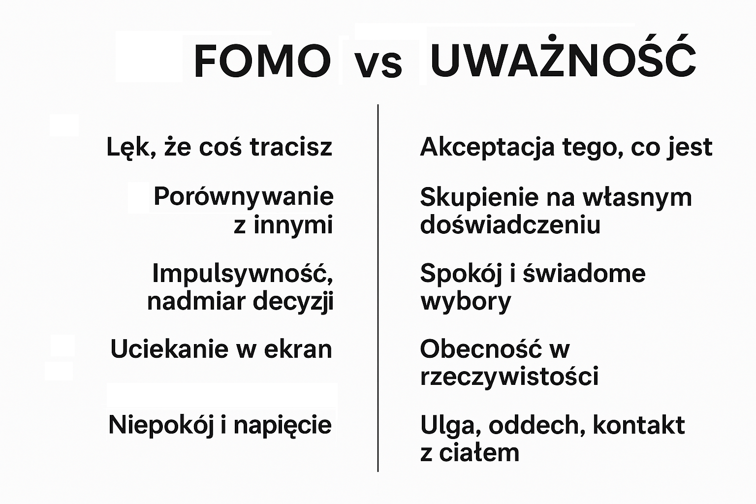 fomo jak sobie radzić
