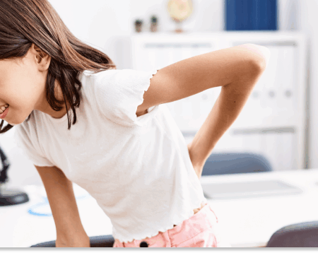 ból pleców u dziecka