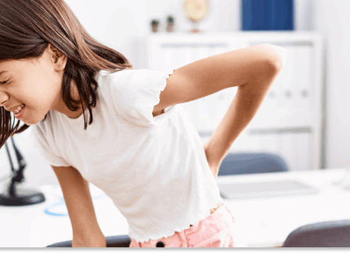 ból pleców u dziecka